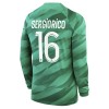 Maillot de Gardien à Manches Longues Paris Saint-Germain 2023-24 Sergio Rico 16 Domicile Pour Homme